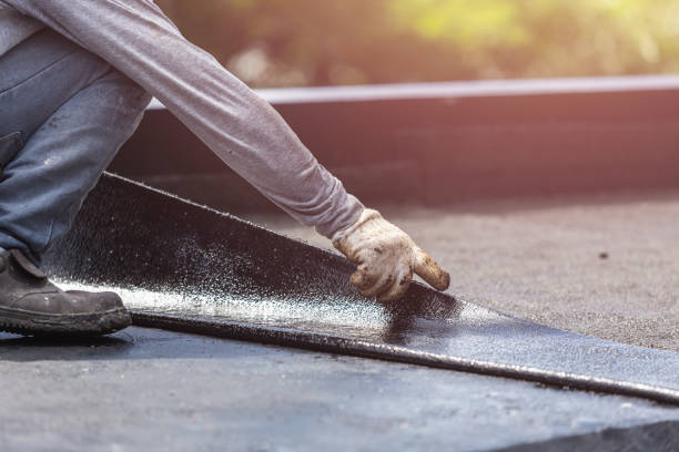 Professional Exterior Waterproofing technician working in North Adams, MI